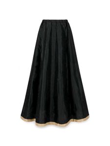 Elegant Black Ethnic Skirt