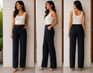 Warm Chic High-Waisted Wide-Leg Pants