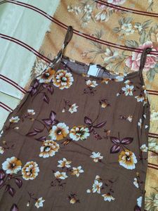 Floral Brown Sundress