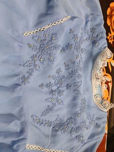 Elegant Light Blue Top