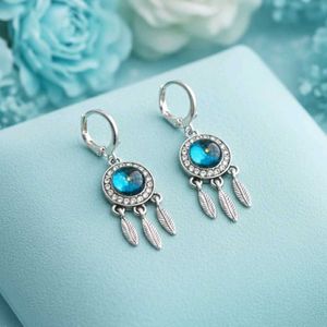 Silver Drop Earrings