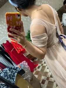 Tulle Gown with Gold Embellishment🎀