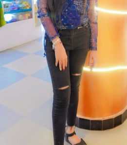 Black Ripped Skinny Jeans