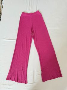 Ribbed Knit Cardigan and Pants Set