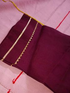 Elegant Maroon Kurta with Gold Embroidery