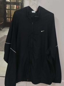 Nike Black Zip-Up Track Jacket