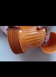 Plastic Pots  ..! Set Of 5