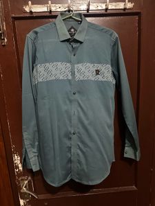 Men's Stylish Teal Shirt