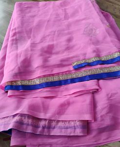 Pink Colour Saree