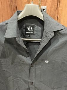 AX Armani Exchange Men's Grey Shirt