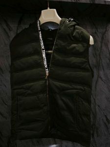 Sleek Olive Green Padded Vest