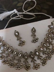 Elegant Oxidized Necklace Set