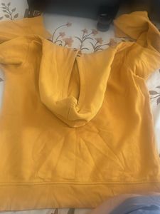 Yellow Graphic Hoodie