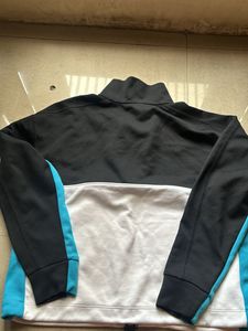 DKNY Colorblock Half-Zip Sweater