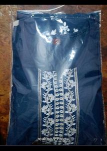 Ocean Blue Kurti Pant Dupatta Sets