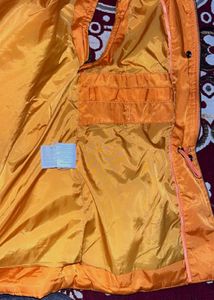 RARE Y2K ESPIRIT Orange Padded Vest