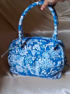 vera bradly Blue Floral Pattern Handbag