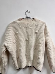 Women  Beige Sweate