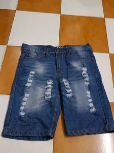 Distressed Denim Shorts jorts