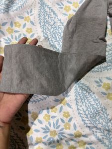 Grey Soul Rebel Cropped Hoodie