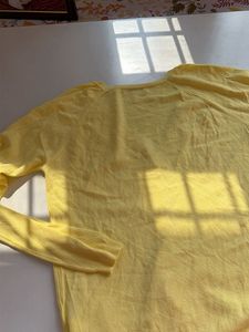 Bright Yellow Cardigan