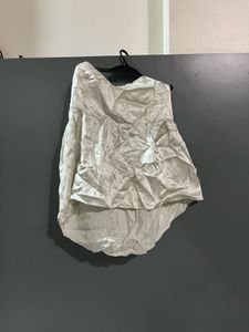 Satin Tube Top - Cream