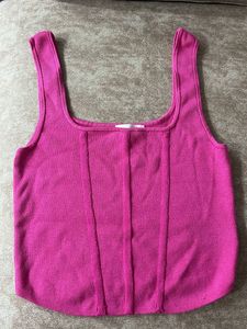 Hot Pink Corset Tank