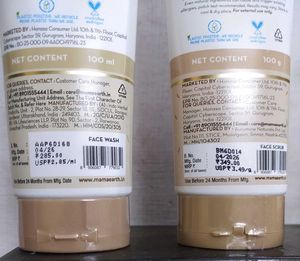 Mamaearth Rice Face Wash &amp; Scrub Set