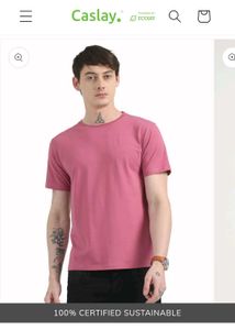 Here&Now Pink Crew Neck T-Shirt
