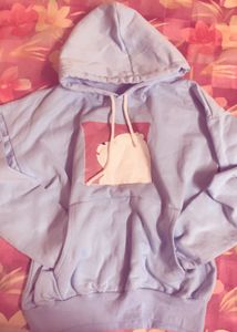 Oversized pastel blue hoddie🌀