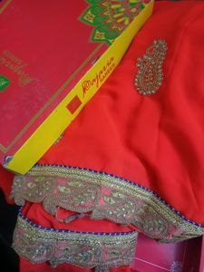 Orange Saree