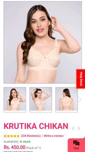 set of 2 full coverage trylo bra
