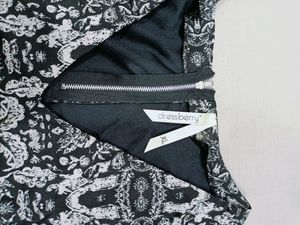 Black Dress With Back Cutout Detailing