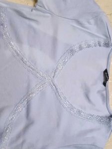 Cute Lace Trim Top