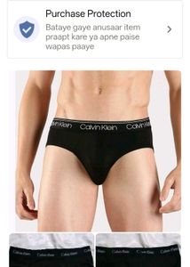 Calvin Klein Black panty