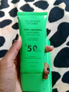 Conscious Chemist Mineral Sunscreen SPF 50