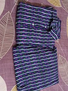 Patterned Long Sleeve Shirt