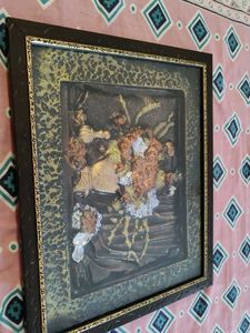 Vintage Floral Wall Art Sculpture