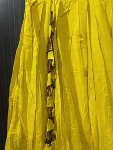 Vibrant Yellow Anarkali Gown