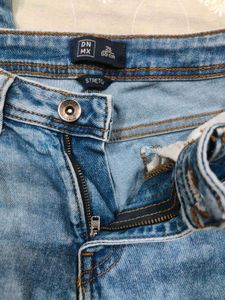 DNMX Women denim flared jeans