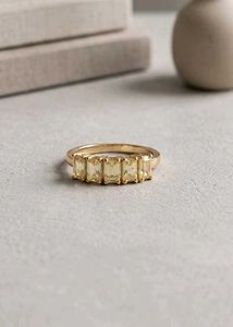Elegant Emerald Cut Ring