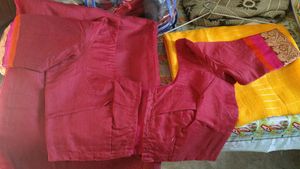 Elegant Maroon Saree