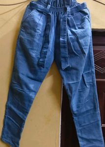 High-Waisted Denim