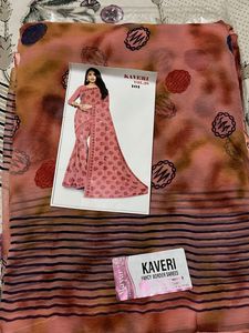Funky Pattern Border Saree