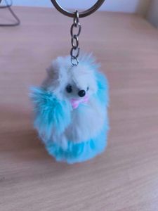 Fluffy Cartoon Keychain