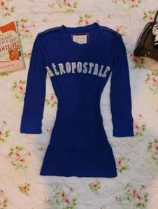 Aeropostale Blue Thermal Top