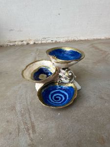 Og Seashell Trinket Dish Decor