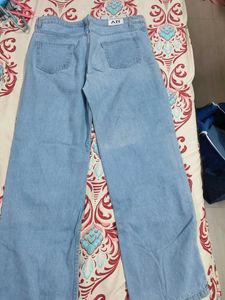 Light Wash Wide Leg Jeans