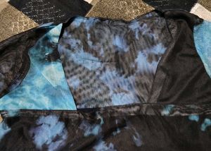 Stylish Tie-Dye Sheer top