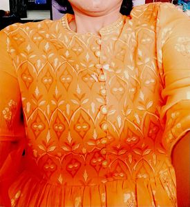 🧡Orange Long Kurta